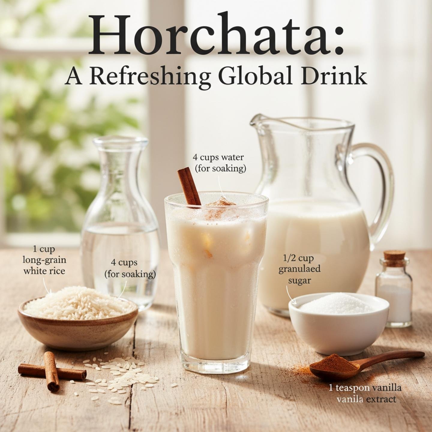Horchata: A Refreshing Global Drink