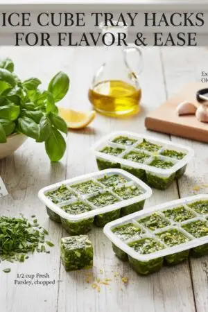 Ice Cube Tray Hacks for Flavor & Ease