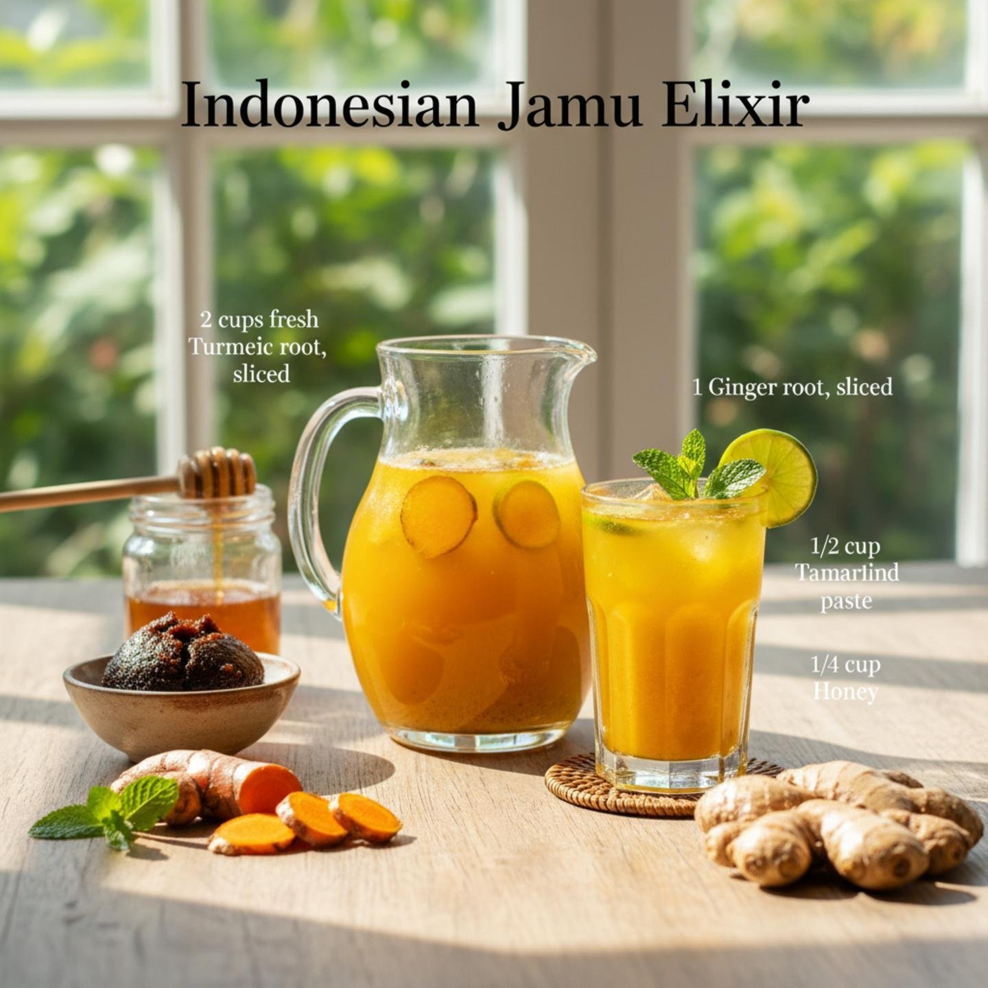 Indonesian Jamu Elixir