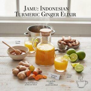 Jamu: Indonesian Turmeric Ginger Elixir