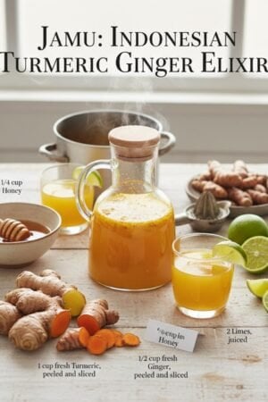 Jamu: Indonesian Turmeric Ginger Elixir
