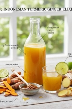 Jamu: Indonesian Turmeric Ginger Elixir