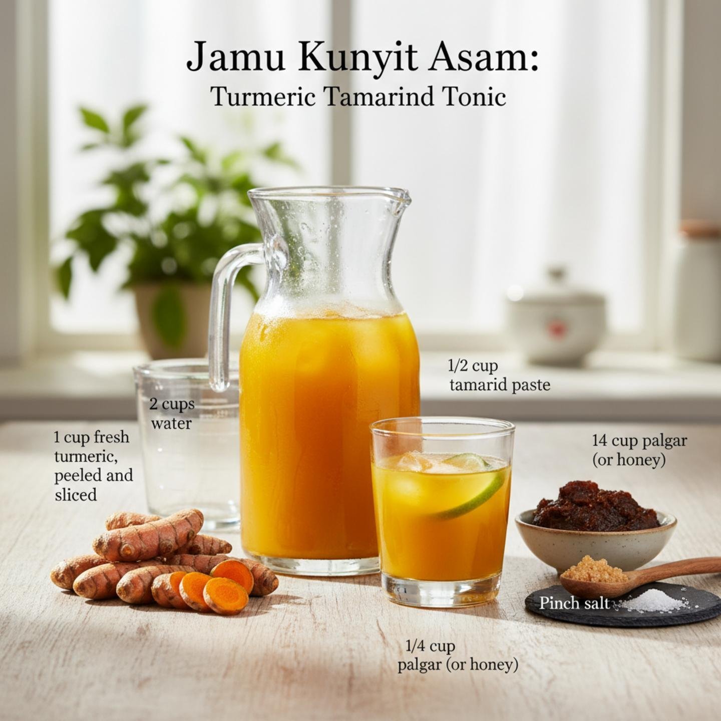 Jamu Kunyit Asam: Turmeric Tamarind Tonic