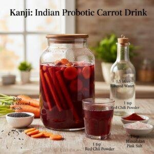 Kanji: Indian Probiotic Carrot Drink