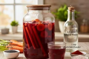 Kanji: Indian Probiotic Carrot Drink