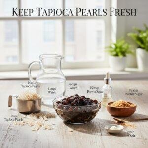 Keep Tapioca Pearls Fresh
