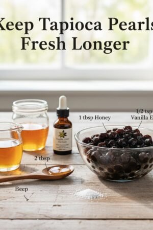 Keep Tapioca Pearls Fresh Longer
