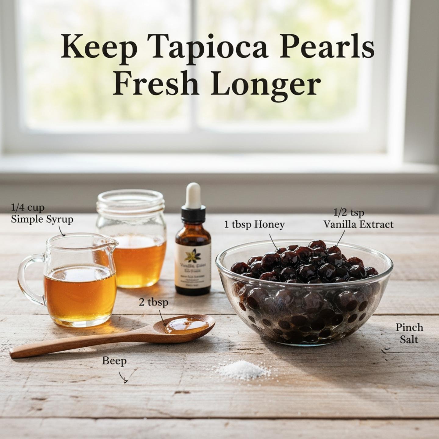 Keep Tapioca Pearls Fresh Longer