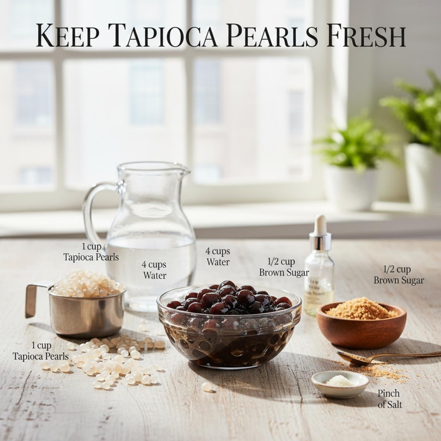 Keep Tapioca Pearls Fresh