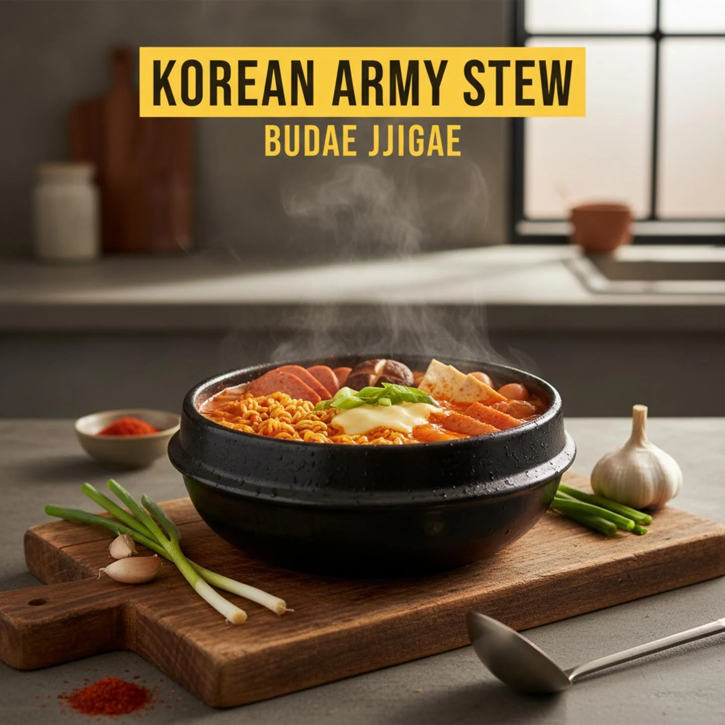Korean Army Stew: Budae Jjigae