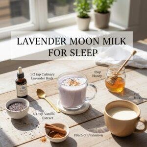 Lavender Moon Milk for Sleep