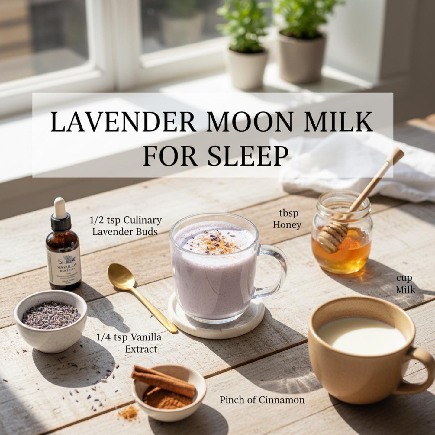 Lavender Moon Milk for Sleep