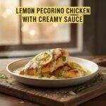 Lemon Pecorino Chicken with Creamy Sauce