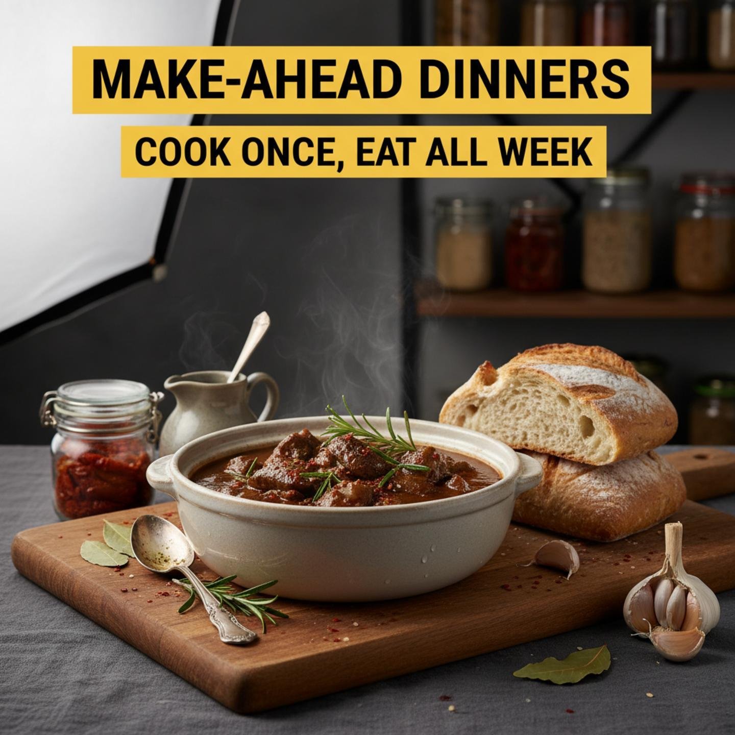 Make-Ahead Dinners: Cook Once, Eat All Week