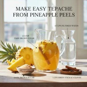 Make Easy Tepache from Pineapple Peels