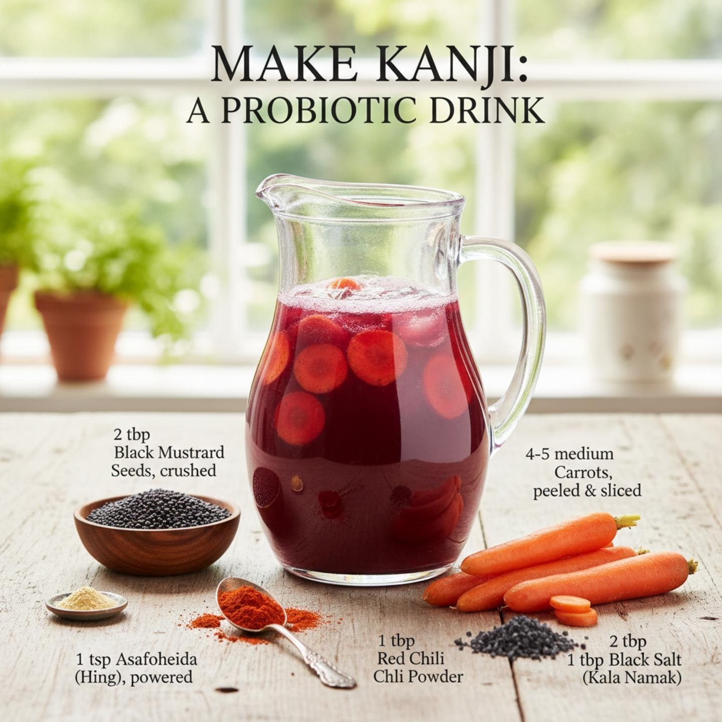 Make Kanji: A Probiotic Drink
