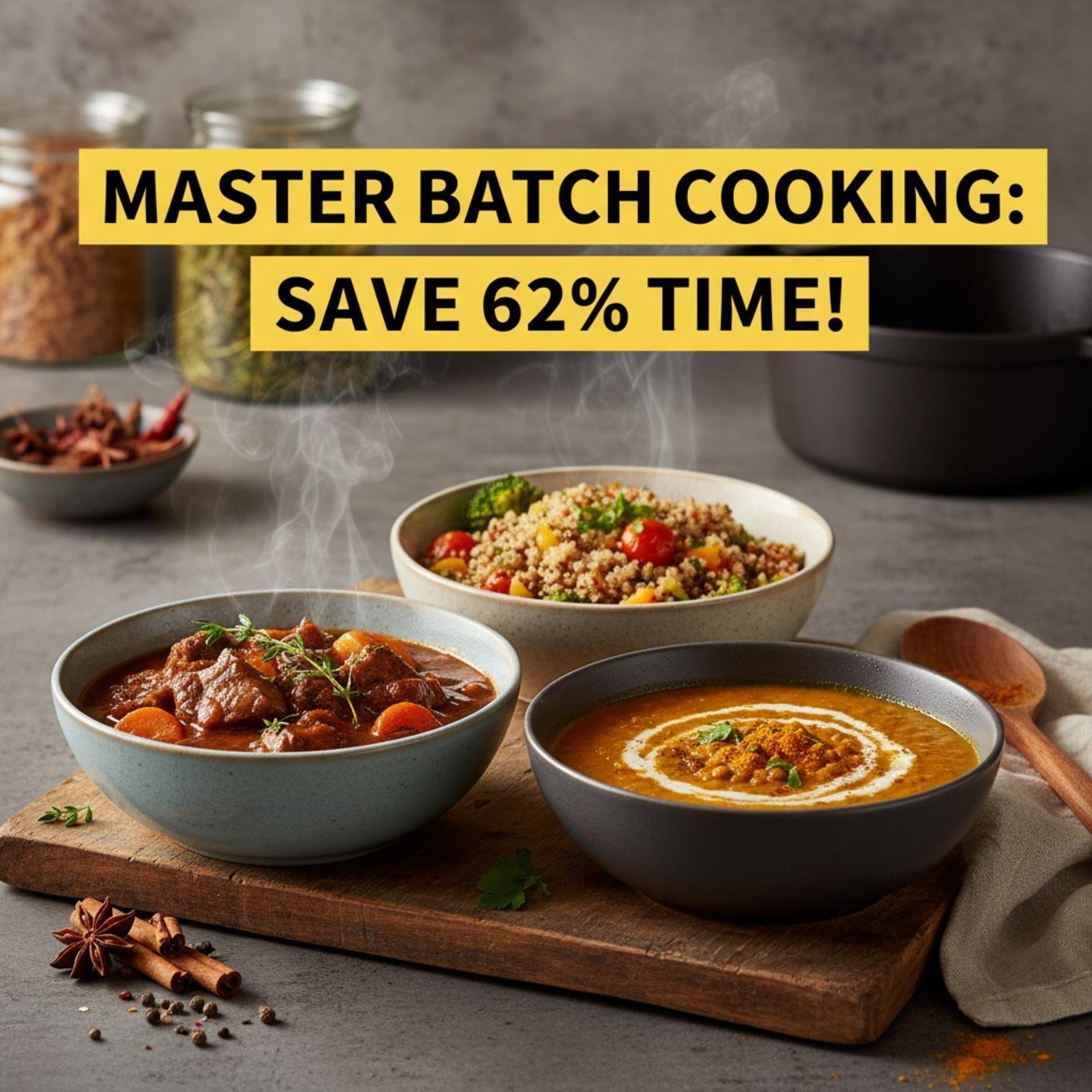 Master Batch Cooking: Save 62% Time!