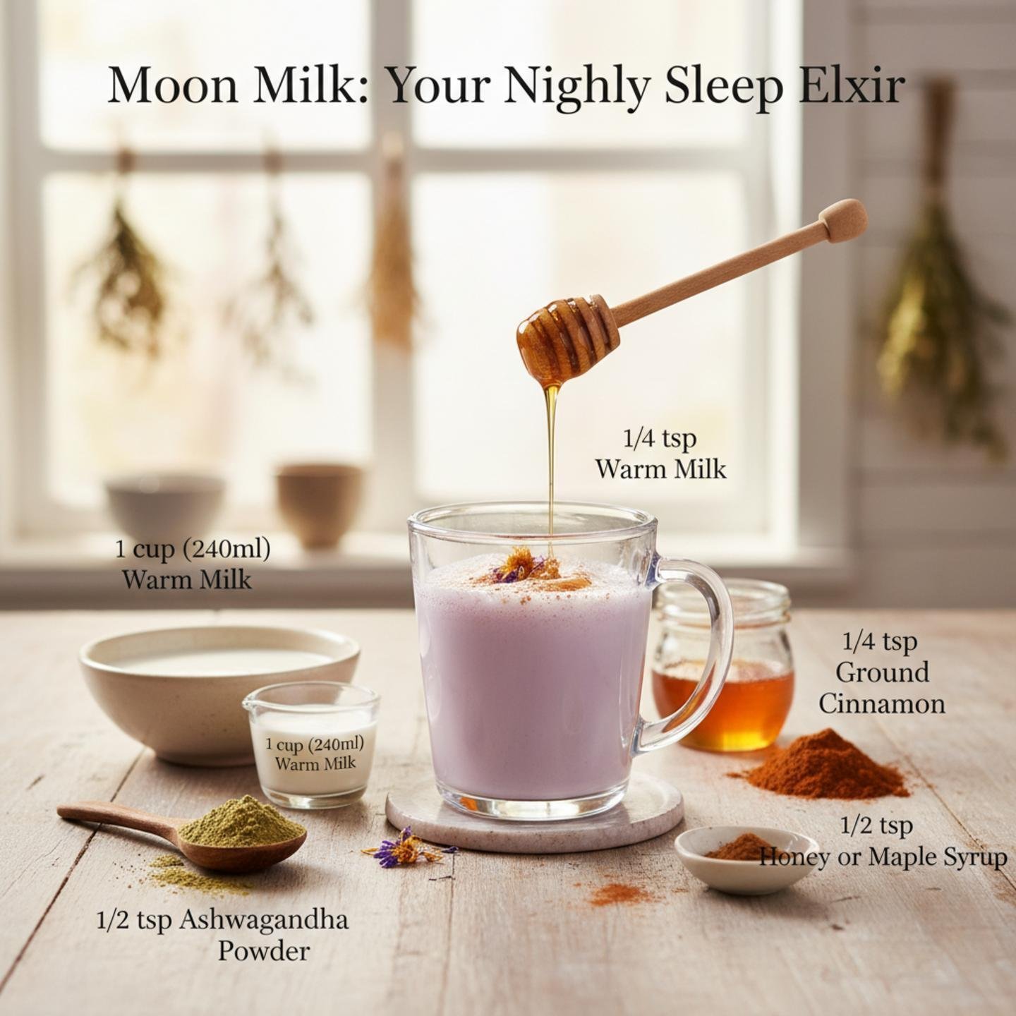 Moon Milk: Your Nightly Sleep Elixir