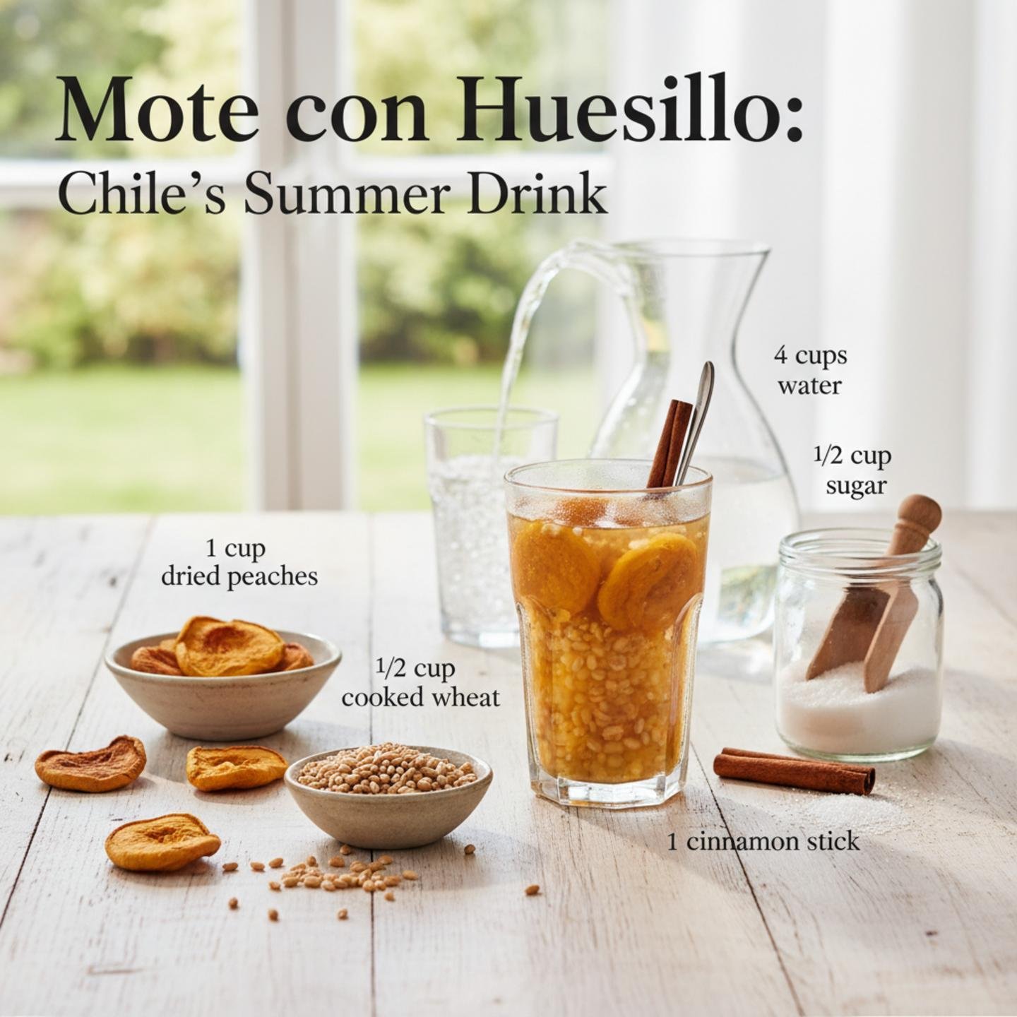 Mote con Huesillo: Chile’s Summer Drink