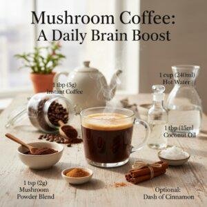 Mushroom Coffee: A Daily Brain Boost