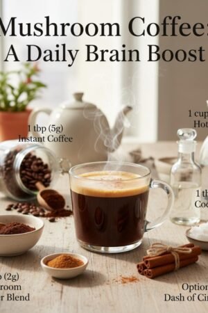 Mushroom Coffee: A Daily Brain Boost