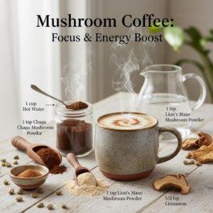 Mushroom Coffee: Focus & Energy Boost
