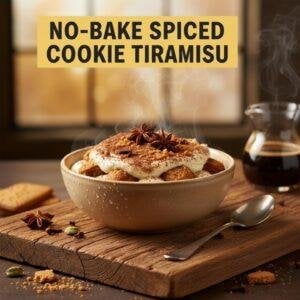 No-Bake Spiced Cookie Tiramisu