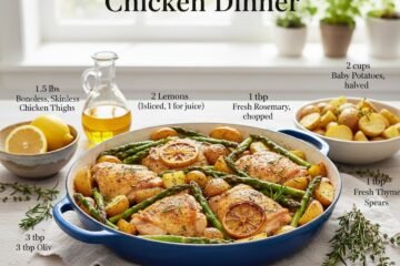 One-Pan Lemon Herb Chicken Dinner