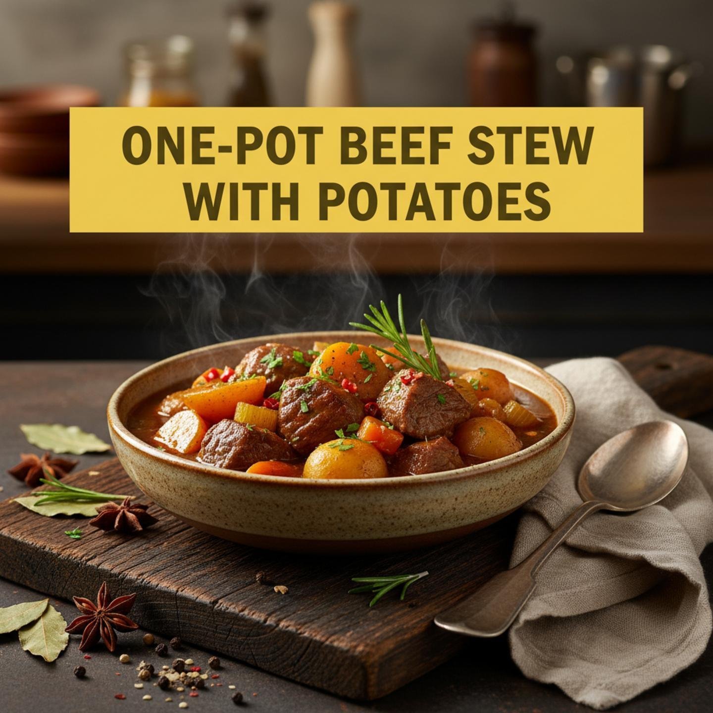 One-Pot Beef Stew with Potatoes