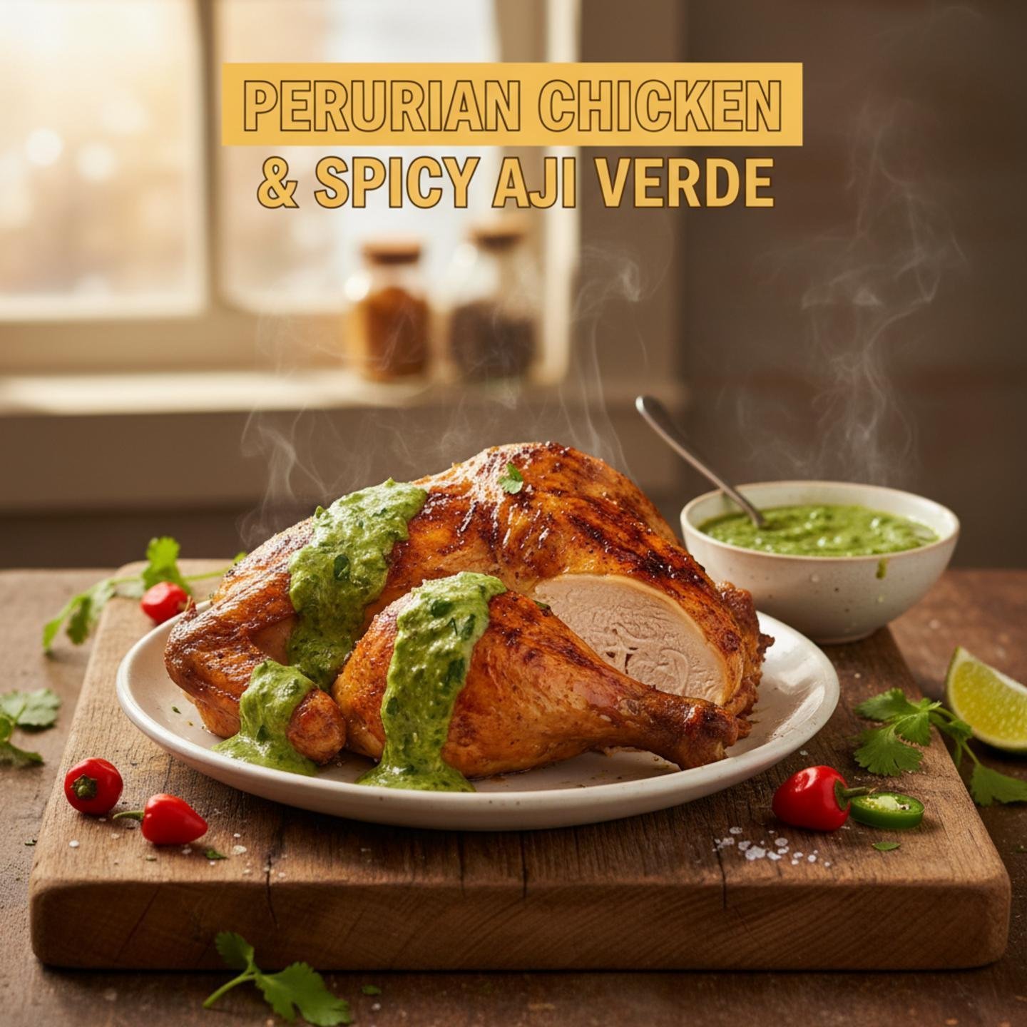 Peruvian Chicken & Spicy Aji Verde