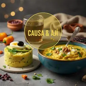 Peruvian Dishes: Causa & Aji