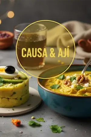 Peruvian Dishes: Causa & Aji