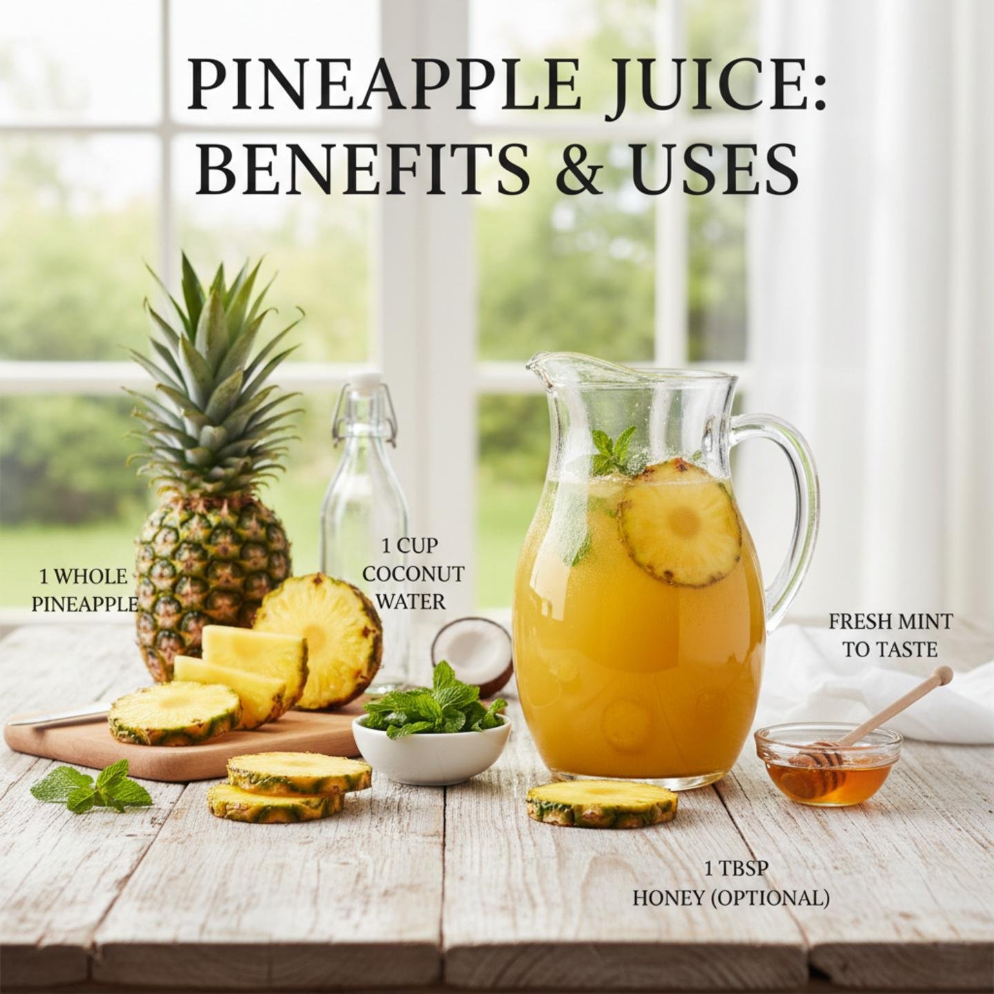 Pineapple Juice: Benefits & Uses