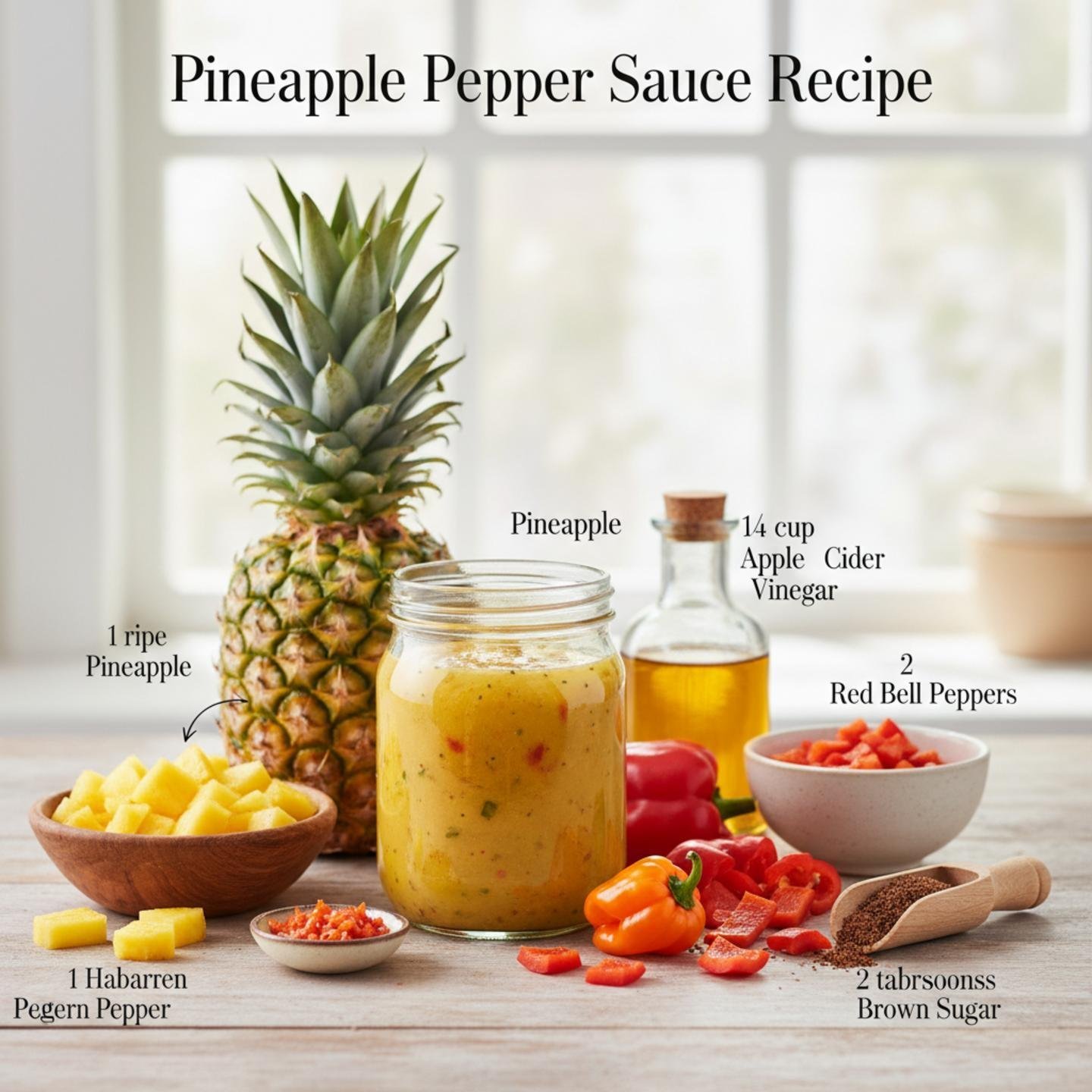 Pineapple Pepper Sauce Recipe