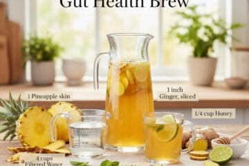 Pineapple Skin Drink: Gut Health Brew