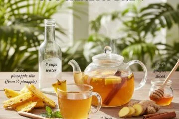 Pineapple Skin Tea: Gut Health Brew