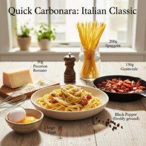 Quick Carbonara: Italian Classic