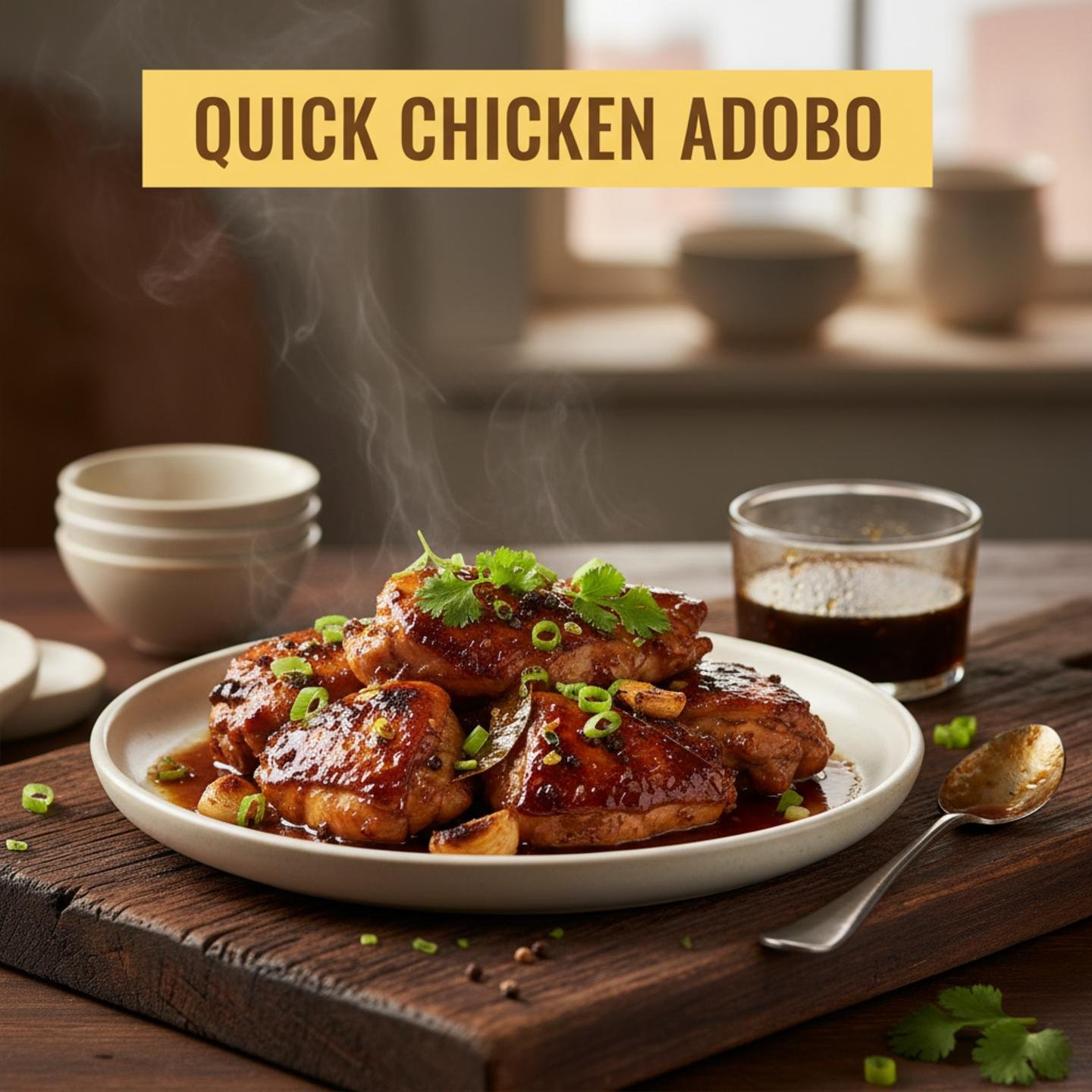 Quick Chicken Adobo