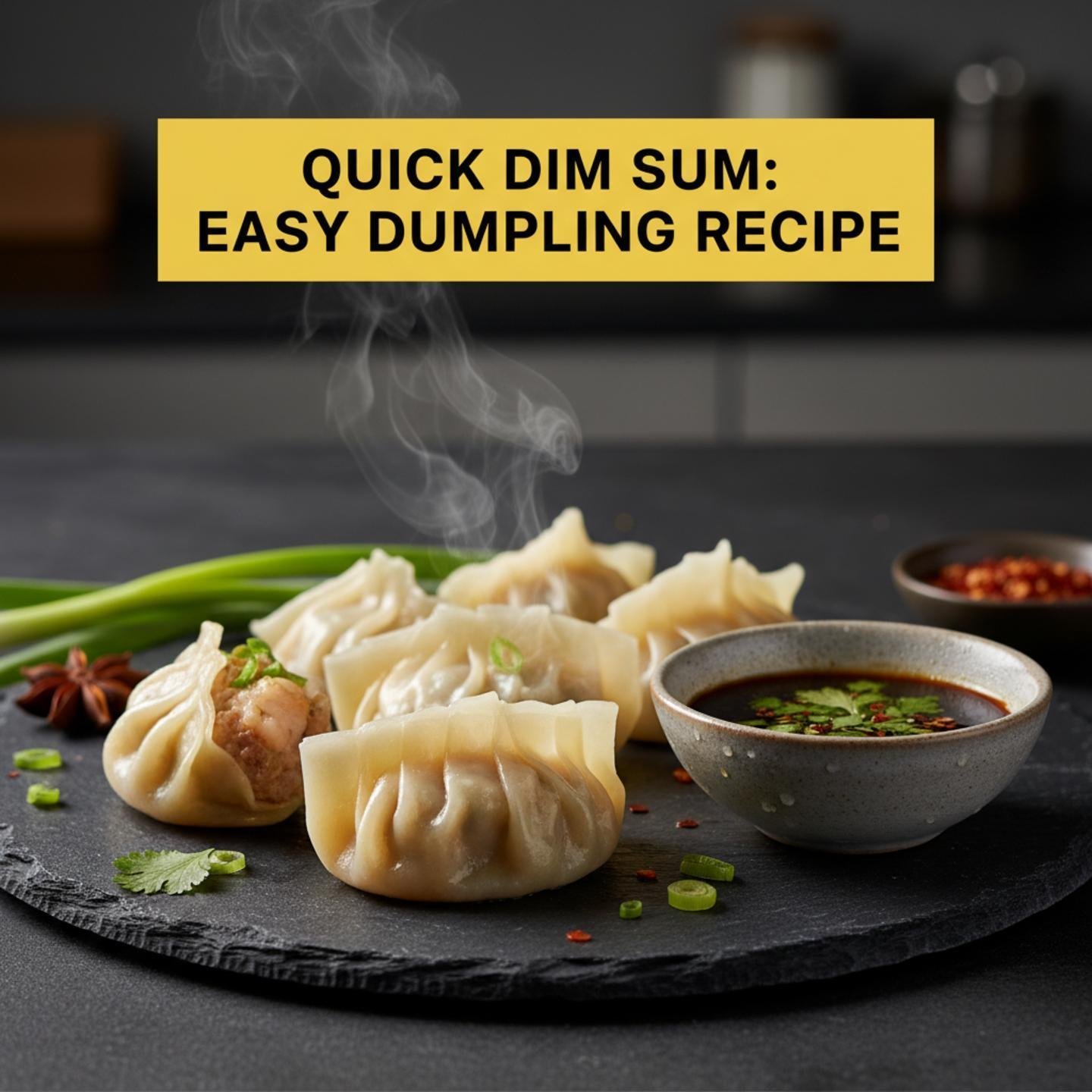 Quick Dim Sum: Easy Dumpling Recipe