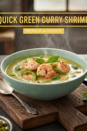 Quick Green Curry Shrimp