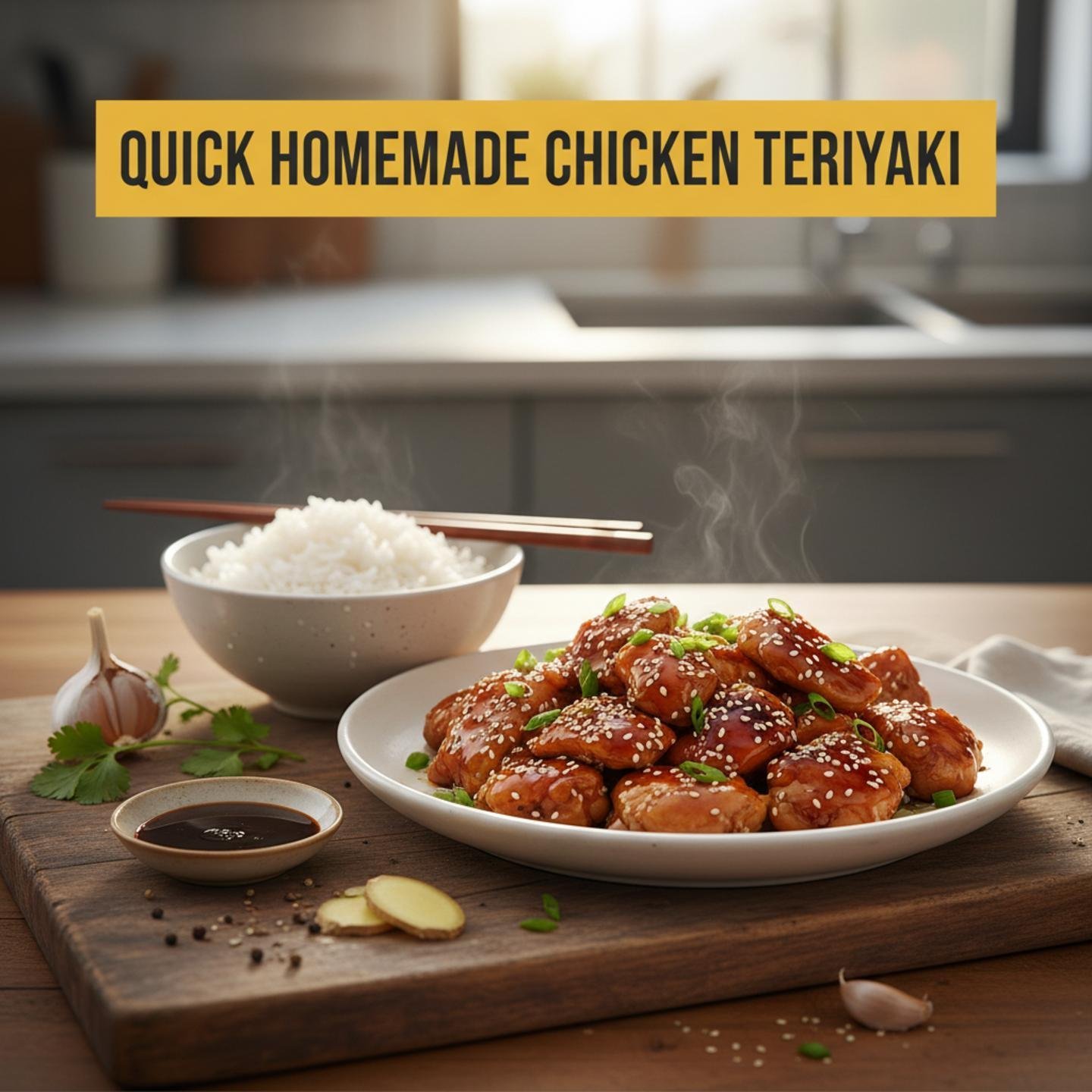 Quick Homemade Chicken Teriyaki