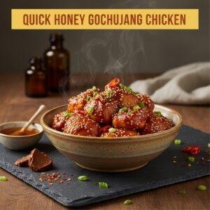 Quick Honey Gochujang Chicken