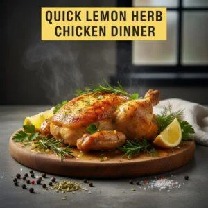 Quick Lemon Herb Chicken Dinner