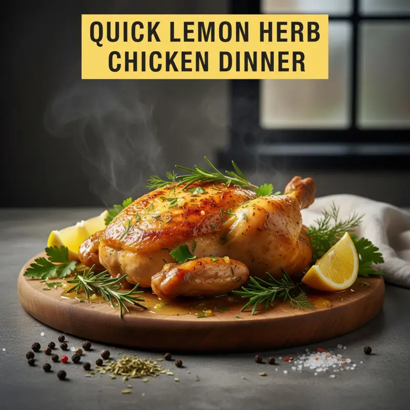 Quick Lemon Herb Chicken Dinner