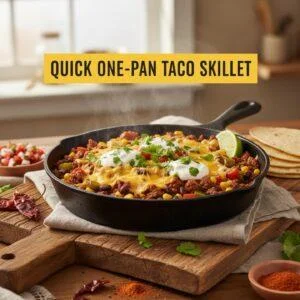 Quick One-Pan Taco Skillet