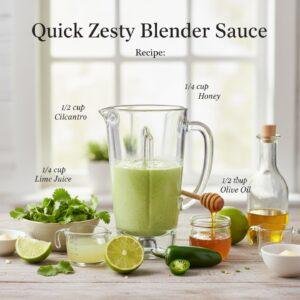 Quick Zesty Blender Sauce