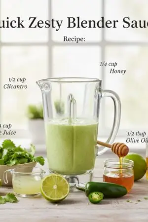 Quick Zesty Blender Sauce