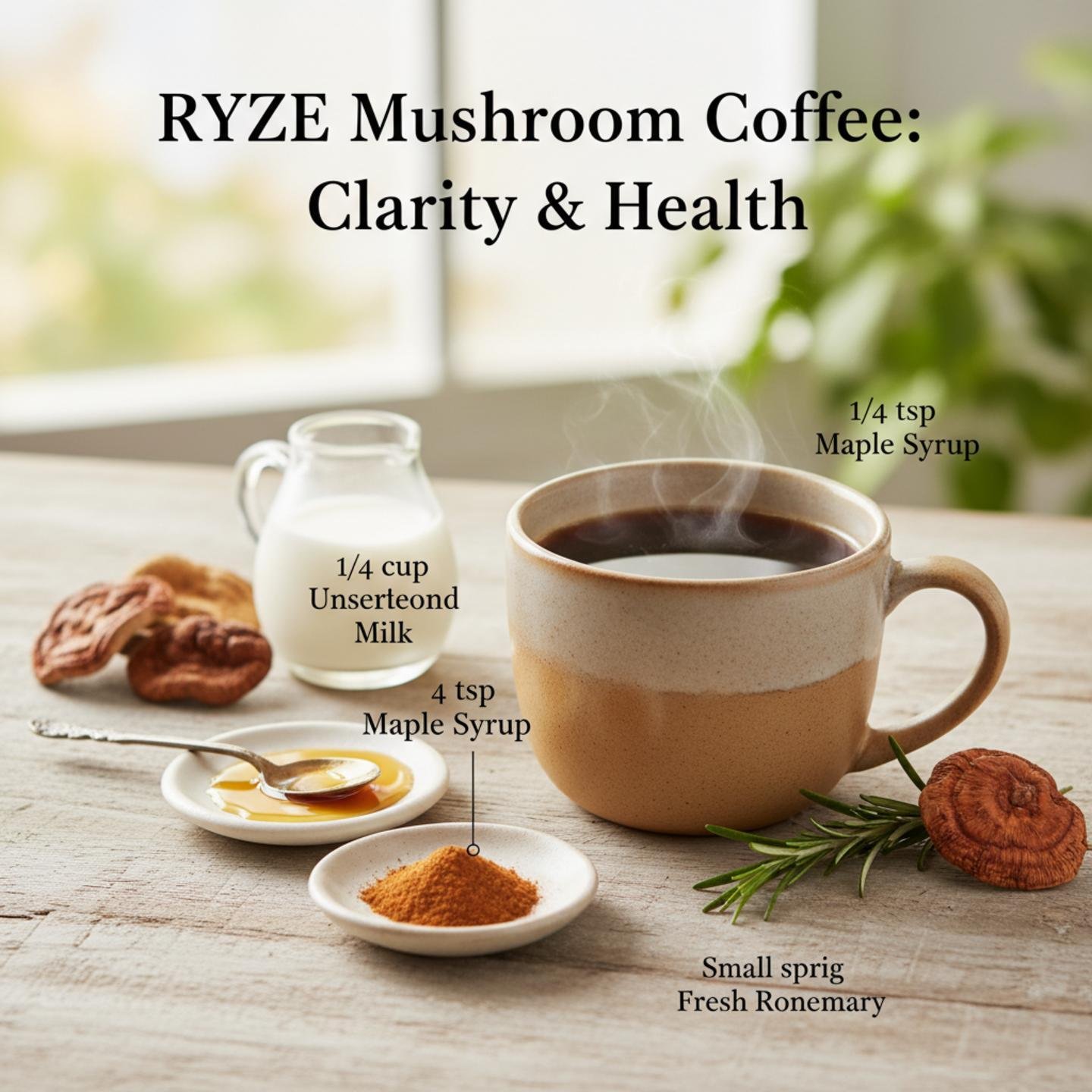 RYZE Mushroom Coffee: Clarity & Health