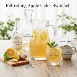 Refreshing Apple Cider Switchel