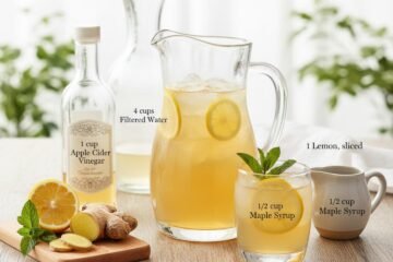 Refreshing Apple Cider Switchel